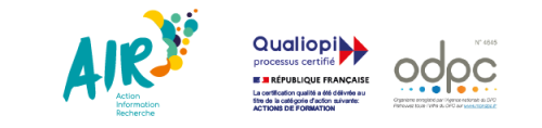 Logo AIR, organisme de formation certifié Qualiopi et enregistré DPC